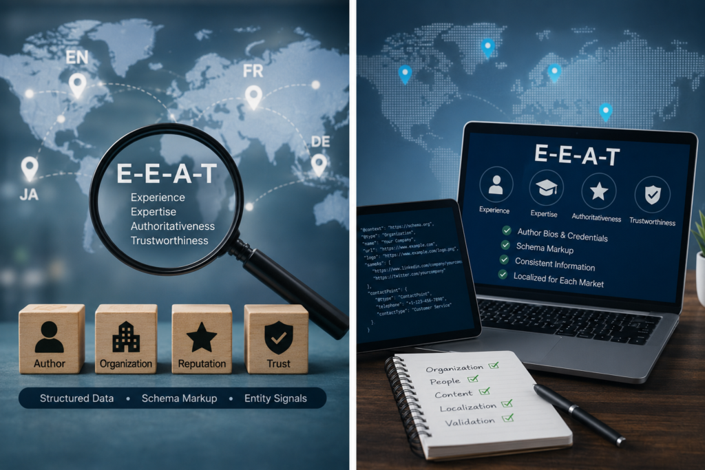 International SEO : Why Machine-Readable E-E-A-T Matters