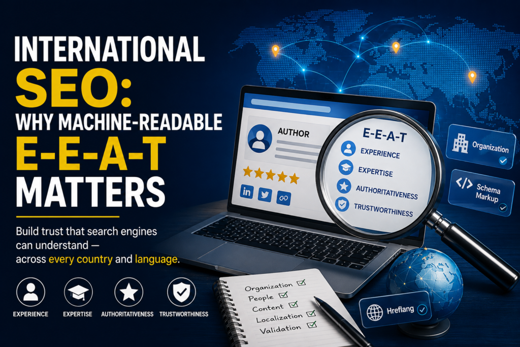 International SEO: Why Machine-Readable E-E-A-T Matters in 2026