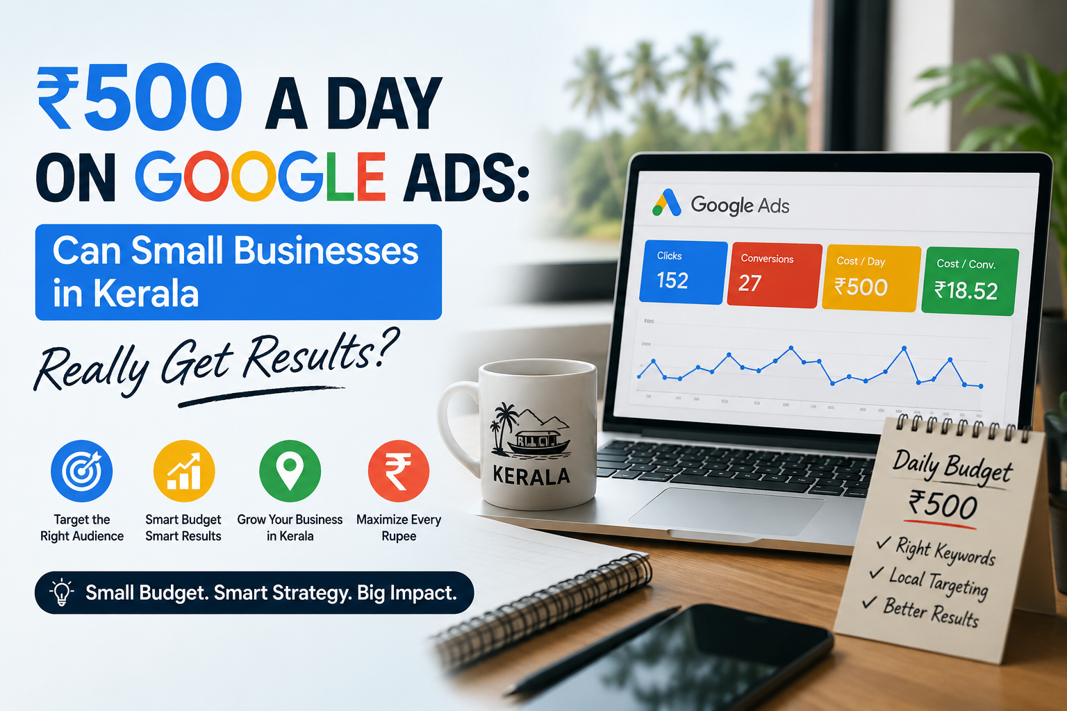 ₹500 a Day on Google Ads: Can Small Businesses in Kerala Really Get Results?